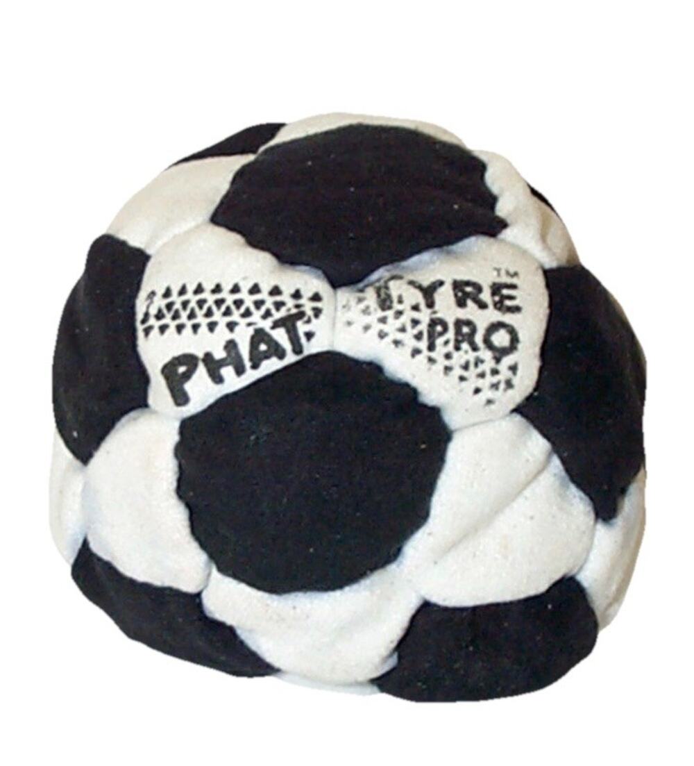 🔥World Footbag Phat Tyre Pro Footbag Hacky Sack BLACK/WHITE BNWT🔥